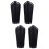 2Paires Brassards De Cuir Noir Pour Et Jeux 8