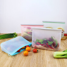 Herbruikbare opbergzakken – Extra dik, lekvrij, BPA-vrij, siliconen- en plasticvrij voor marineren, snacks, reizen en thuisorganisatie –