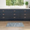 Χαλί Home Aloha Blue 2'8" x 4' - Εύκολο καθάρισμα, Δεν ρίχνει χνούδι, Υπνοδωμάτιο, Σαλόνι, 1