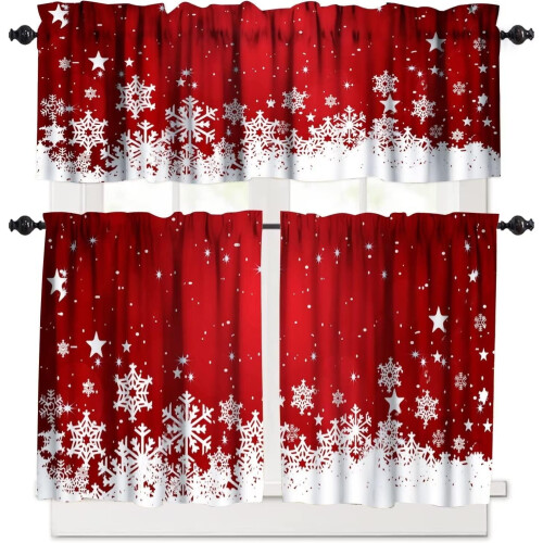 Solrosgardinset med kappor – polyester, 136 cm bred
