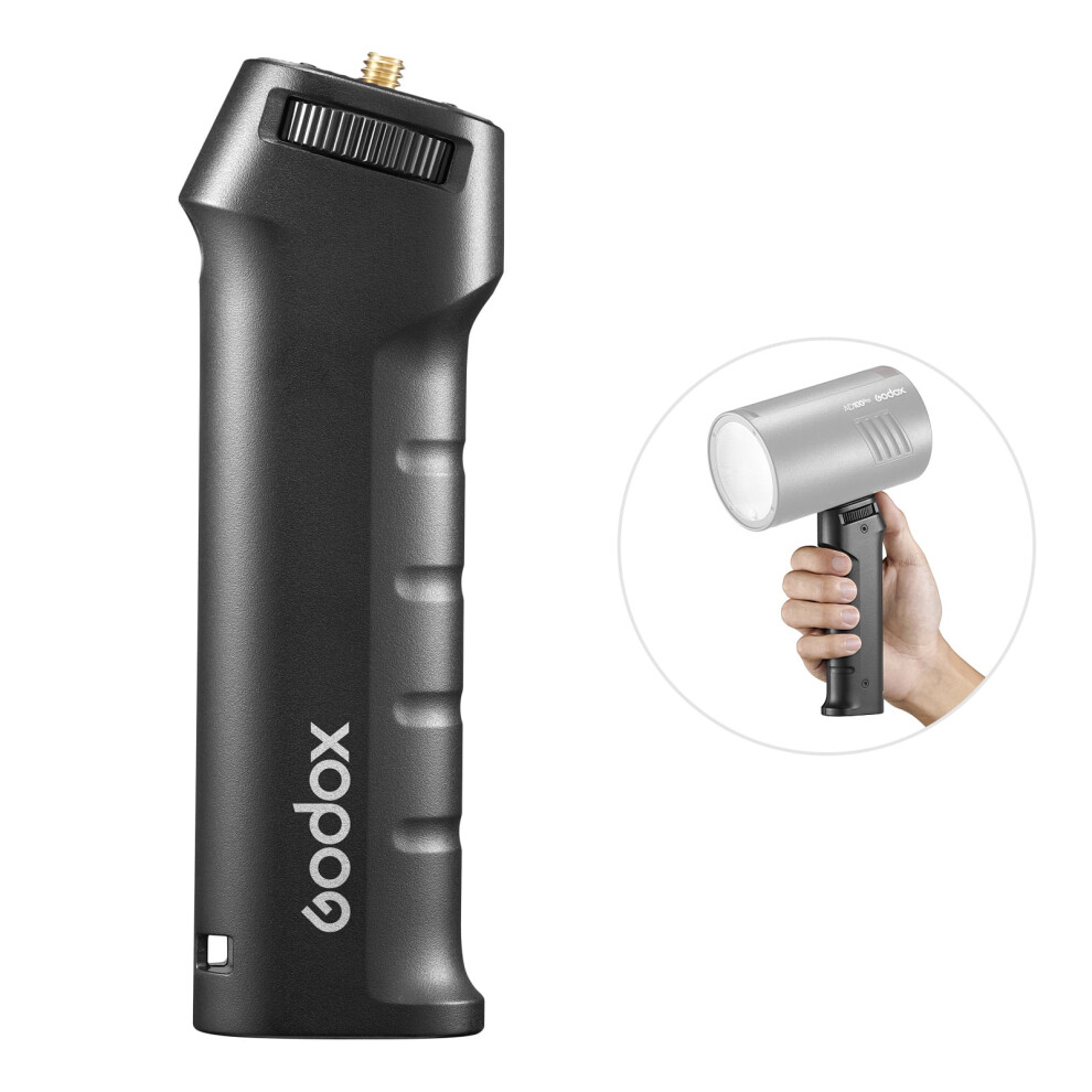 Grip For Ad100pro, Ad200pro, Ad300pro Speedlites Â 1/4" Screw Compatible, Led Hand Handle 9180479117322