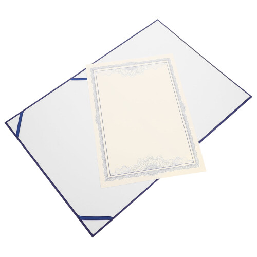 Porte-documents de mariage en PVC bleu (1 pièce)