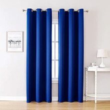 Cuirtíní Dorcha Grommet 42" L x 63" F (Pacáiste 2)