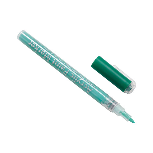 Akryl mintgrøn neglekunst tuschpen, 5ml