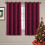Cortinas Blackout Térmicas Ultramacias Vermelhas com Ilhós 52x63 polegadas 1