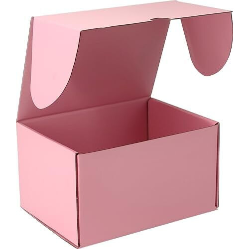 Rosa wellpappförpackningar 25 st