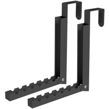 Stendibiancheria pieghevole da appendere alla porta – Bianco, 6 ripiani