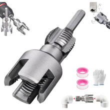 Rørgjengeverktøy for 1/2" og 3/4" PVC-plast