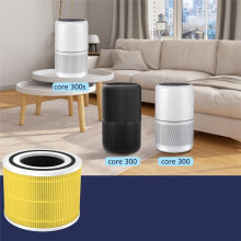 Vervangingsfilter voor Luchtreiniger voor LEVOIT Core 300, Core 300S, 3-In-1 HEPA-Filter, Actieve Kool met Hoog Rendement,
