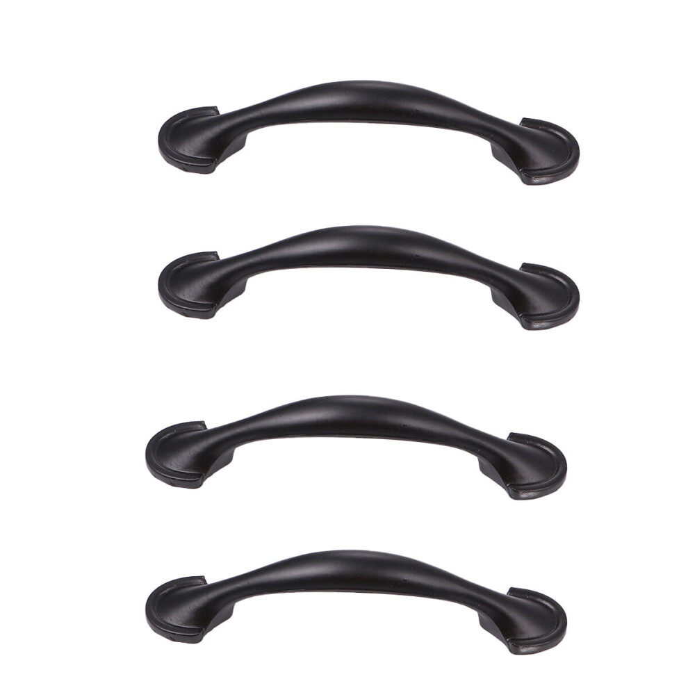 4 Pcs Door Handle Door Knob Dresser Handle Black Drawer Pulls Drawer Knob Cabinet Handle 9357860891875