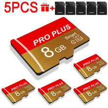 Confezione da 5 schede MicroSD da 1 GB a 8 GB UHS-I A1 con adattatore
