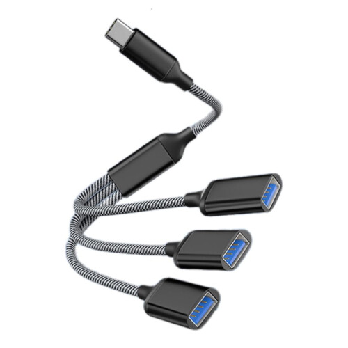 Προσαρμογέας διαχωριστή USB-C σε 3 θύρες USB2.0