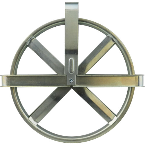 Polia de varal de metal de 8 polegadas para uso externo, resistente às intempéries.