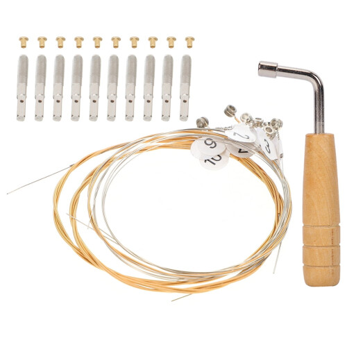 Full Set Lyre Strings Metal 1Set 12.3X3.1In