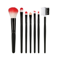 Ensemble de pinceaux de maquillage en silicone pour estomper les fards à paupières (7 pièces)