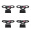 4Pièces Stand Noir Pour Rouleaux Sushi Cornets Dessert 5