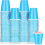 100x2oz plastshotkoppar 1