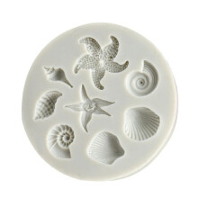 DIY Sea Creatures Conch Shell Fondant Cake Candy Cake Decorating Tools Cake,