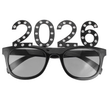 2026 Glasses Frame Black 1Pcs PC Fashionable Look for Photography Enthusiasts and New Years Eve Fun