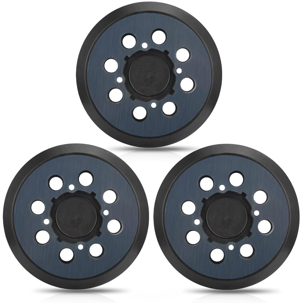 3-Pack 5" 8-Hole Hook & Loop Sander Pads Compatible With Dewalt Dwe6421, Dwe6423, Dcw210b, Dwe64233, N329079 9110895732854