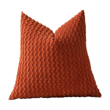 Zachte geweven kussensloop, standaardformaat, ademend polyester, envelopsluiting, gestructureerd design, meerkleurig, machinewasbaar, huidvriendelijk