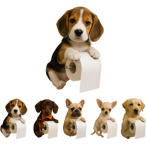Θήκη χαρτιού υγείας Beagle Resin1Pack