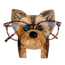 Suporte de madeira para óculos em formato de animal fofo – Suporte artesanal de madeira para óculos de grau e de sol, compatível com todas as