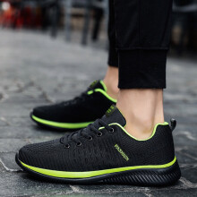 Tênis Ediodpoh Respirável para Atividades ao Ar Livre, com Cadarço, para Casais, para Corrida, Masculino e Feminino, em Mesh, Verde8