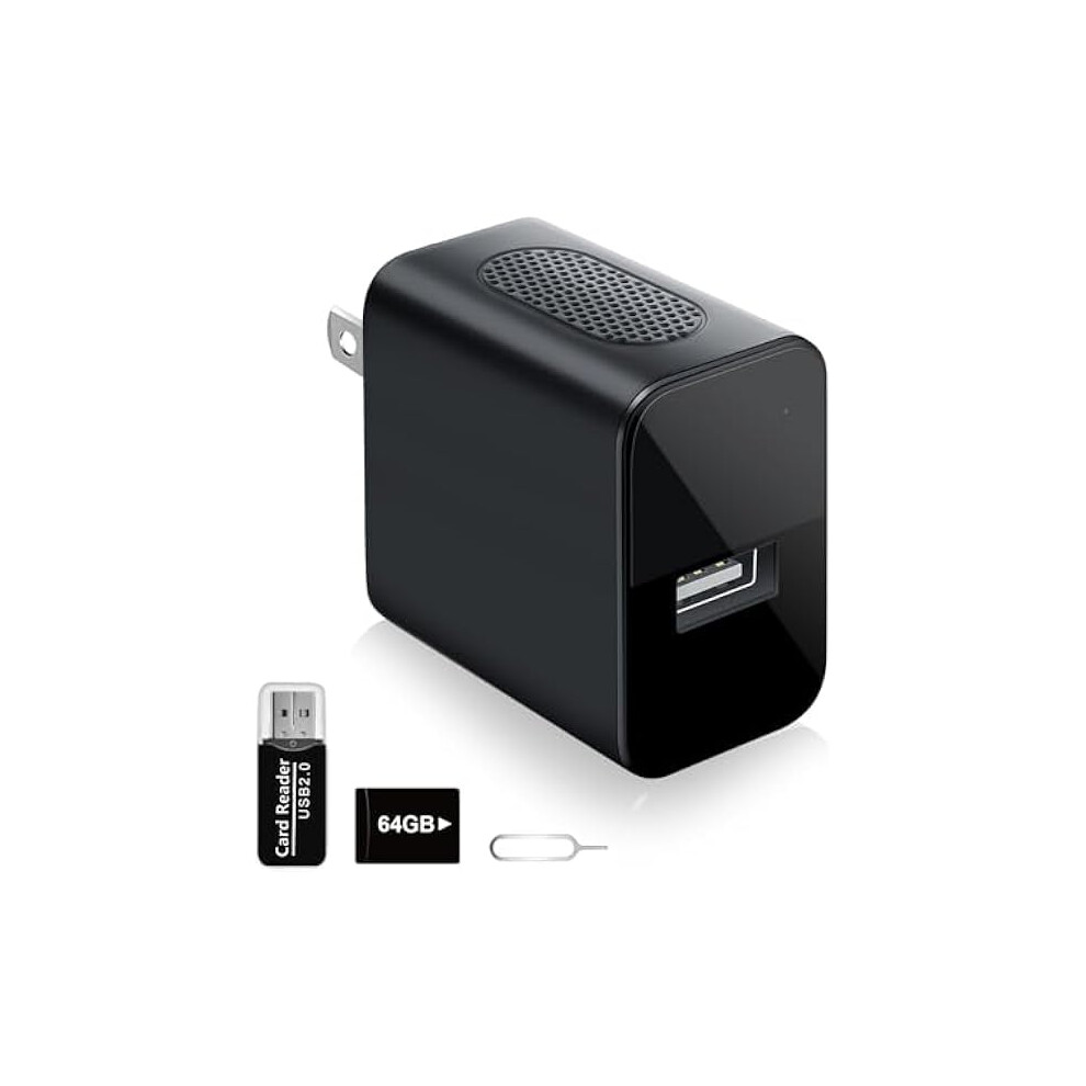 Zlc64gb Small Nanny Cam Security Camera Charger,1080P Mini Camera With Night Vision Motion Detection 9557311812545