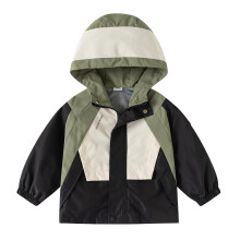 Kukoosong Vestes de pluie à capuche zippées pour bébés garçons et filles, vêtements d'hiver à manches longues, imprimé, manteaux d'hiver