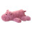Hippopotame rose en peluche lestée – Coussin sensoriel à câliner, 3 1