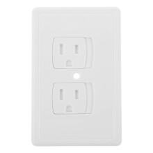 Child Proof Light Switch Cover Outlet Plug Covers Baby White