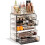 Make-up-Organizer aus Acryl mit 7 Schubladen – Schwarz getönt 1