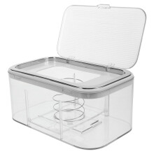 Navulbare dispenser voor babydoekjes met opbergdoos (22x13,5x10,5 cm) voor de babykamer, op kantoor en thuis.