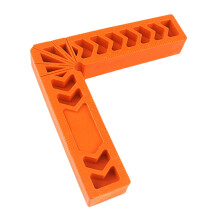 FRCOLOR Corner Praktické pravítko na uhly 15x15 cm oranžové
