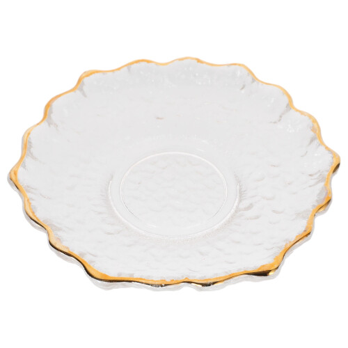 Glass Coaster Assorted Color 1Pcs 3.9In