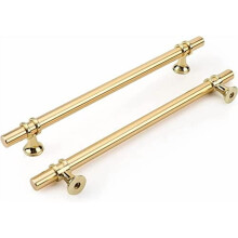 Cabinet Handles Gold 7.5 Inch Center-to-Center 2 Pack