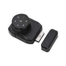 Lock Smart Cabinet Lock Universal Keyless Lock Cabinet Electronic Induction Lock For 3-12mm Thick Glass Wooden Chest Drawer Cupboard