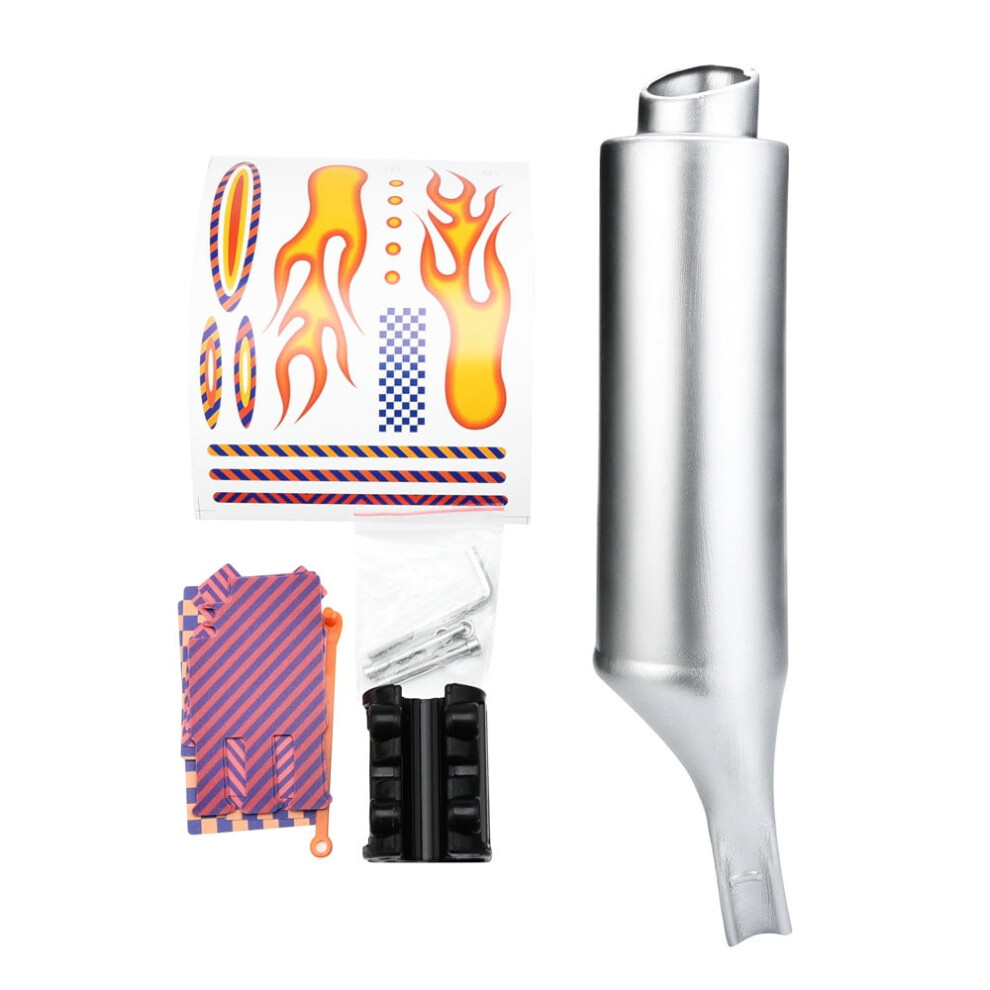Bicycle Exhaust Sound System, 2025 New Bike Motorcycle Spoke Turbo Exhaust Pipe System, Bike Accessories 9557311812590