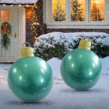 60cm Inflatable Christmas Ball PVC Outdoor Decoration