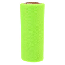 Carretéis de tule verde para festa (1 pacote)