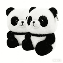 Pluche panda, superzacht, 30 cm