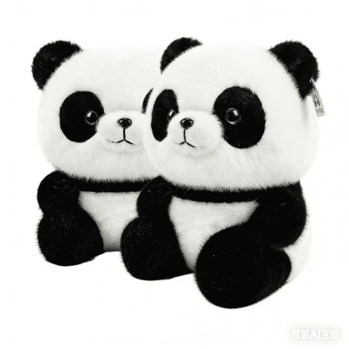 Pluche panda, superzacht, 30 cm