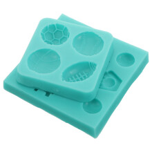 OUNONA Silicone Sports Cookie Molds – 2-Pack