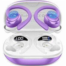 Cluasáin Spóirt Gan Sreang ZLC le Crúcaí Cluaise, Bluetooth5.4,