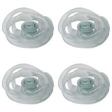 4 Rolla Ribín Sreangaithe Trédhearcach Sifín 1.5" x 10 Slat, Glas – Ag luí le Ceardaíocht, Fillteán Bronntanais & Bouquets Bláthanna