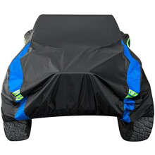for Jeep Wrangler Cover Waterproof 4 Door, All Weather for Jeep Rain Cover for Automobiles, Outdoor Full Exterior for Jeep Covers Fits JK JL TJ YJ CJ