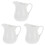 3Pièces Tasses Lait Café Céramique Usage Multi 5