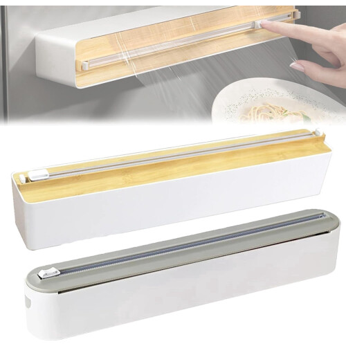 Magnetischer Folienspender mit Schiebeschneider