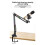 Support de Microphone RVB Bras de Microphone avec Lumière RVB Suspension Rotative Perche Ciseaux Support Base Ordinaire 7